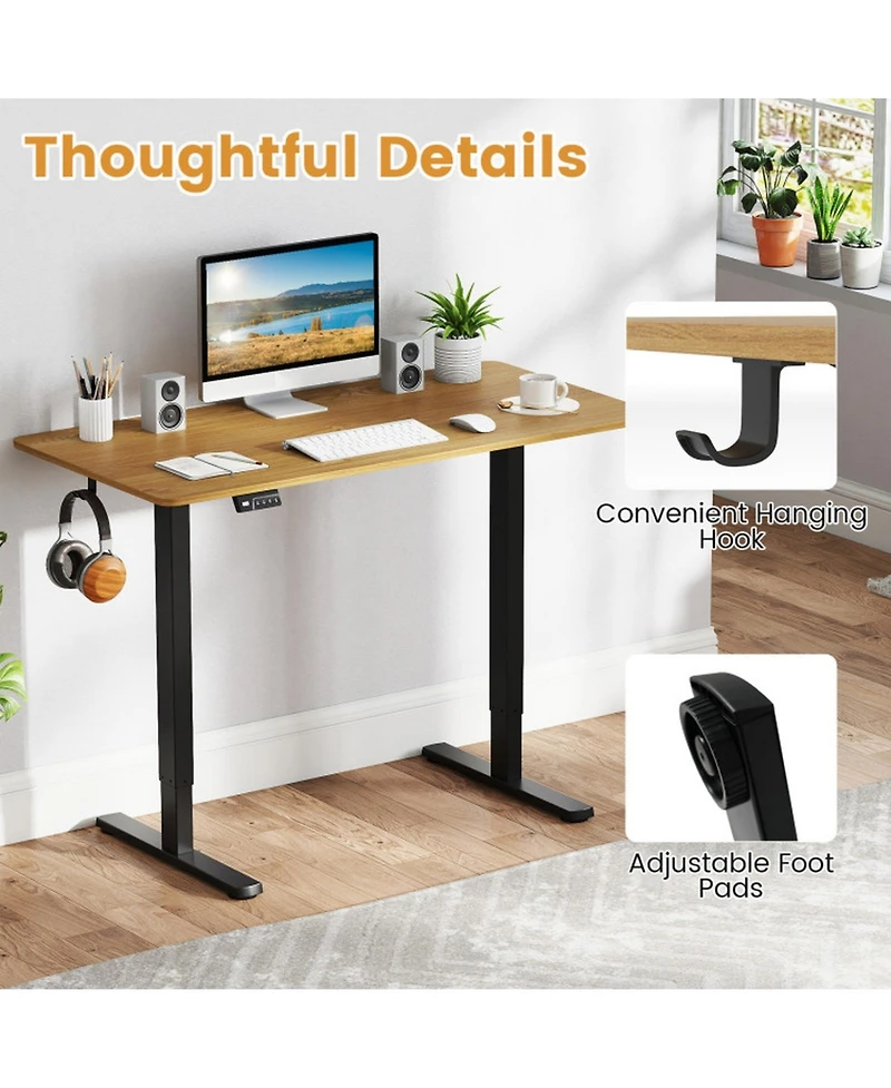 Gouun Electric Standing Desk Frame with Led Display and Height Memory