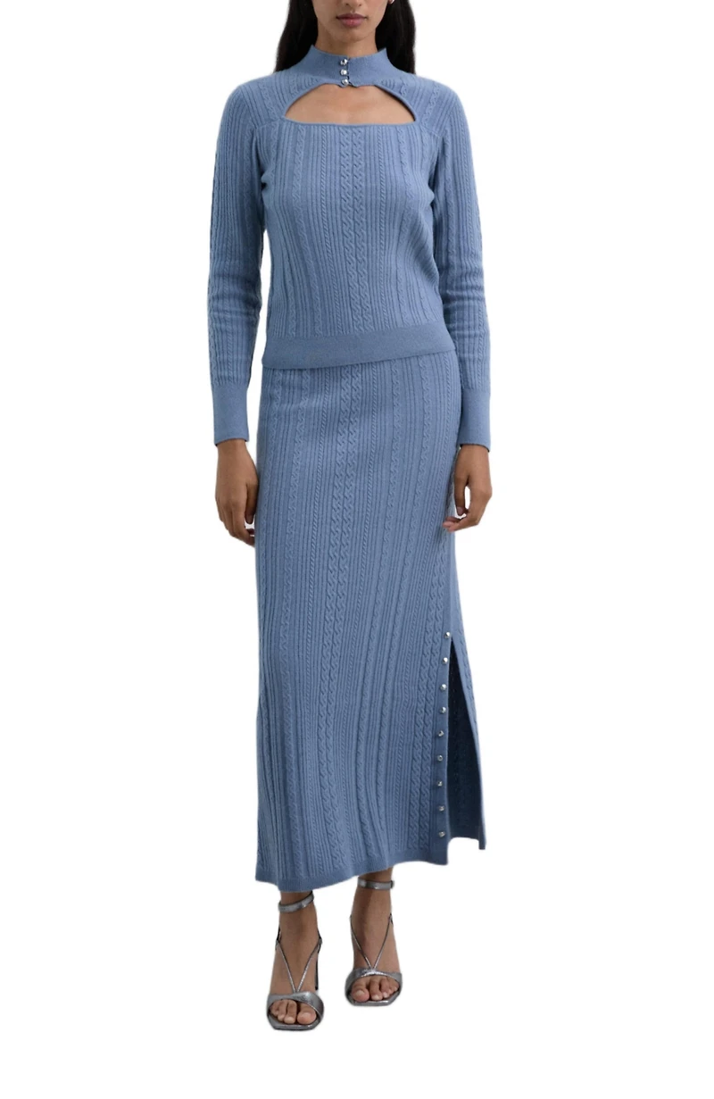 Scalpers Women's Butbraidknit Skirt