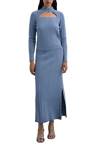 Scalpers Women's Butbraidknit Skirt
