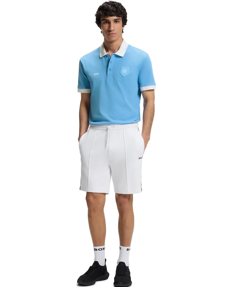 Boss by Hugo Men's Paddy Argentina Country Flag Trim Polo Shirt