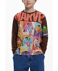 Desigual Boys Boys's Hulk long sleeve T-shirt