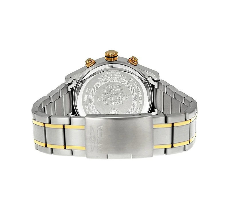Invicta Men's 11374 Specialty Quartz Chronograph Gold Dial Watch