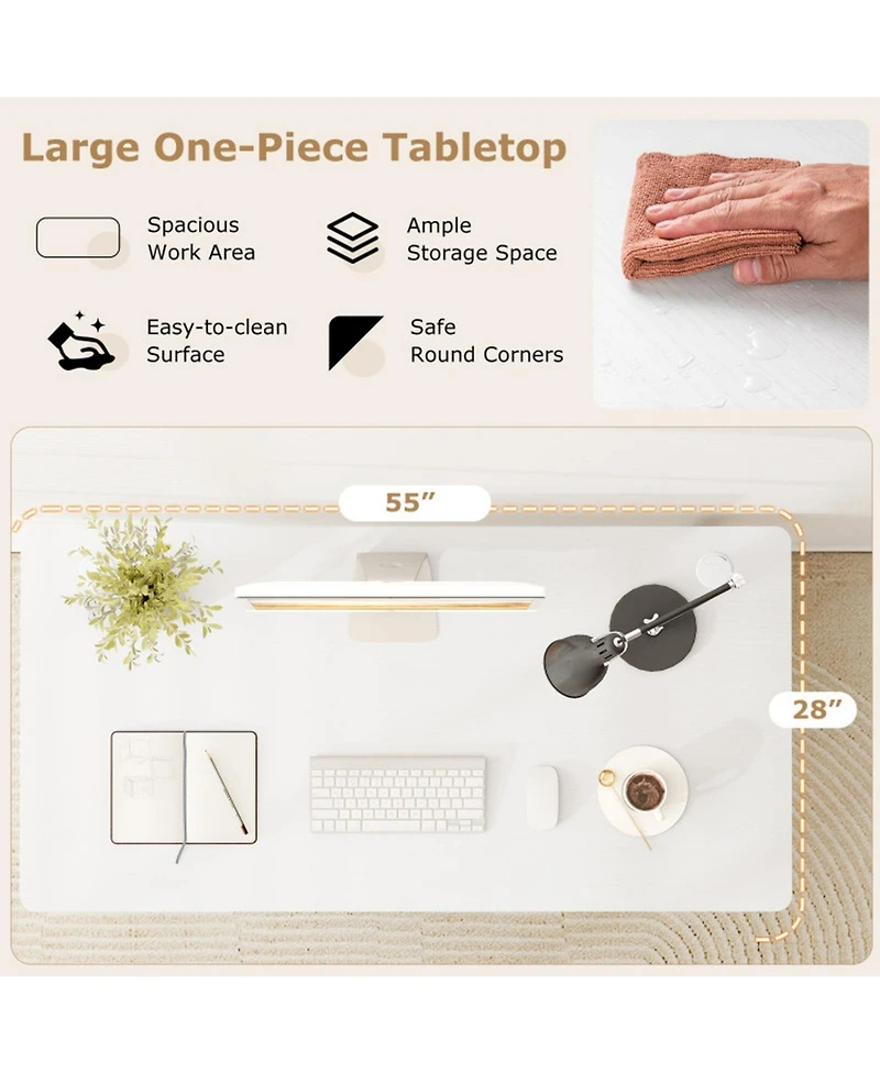 Gouun in Universal Tabletop for Standard and Standing Desk Frame
