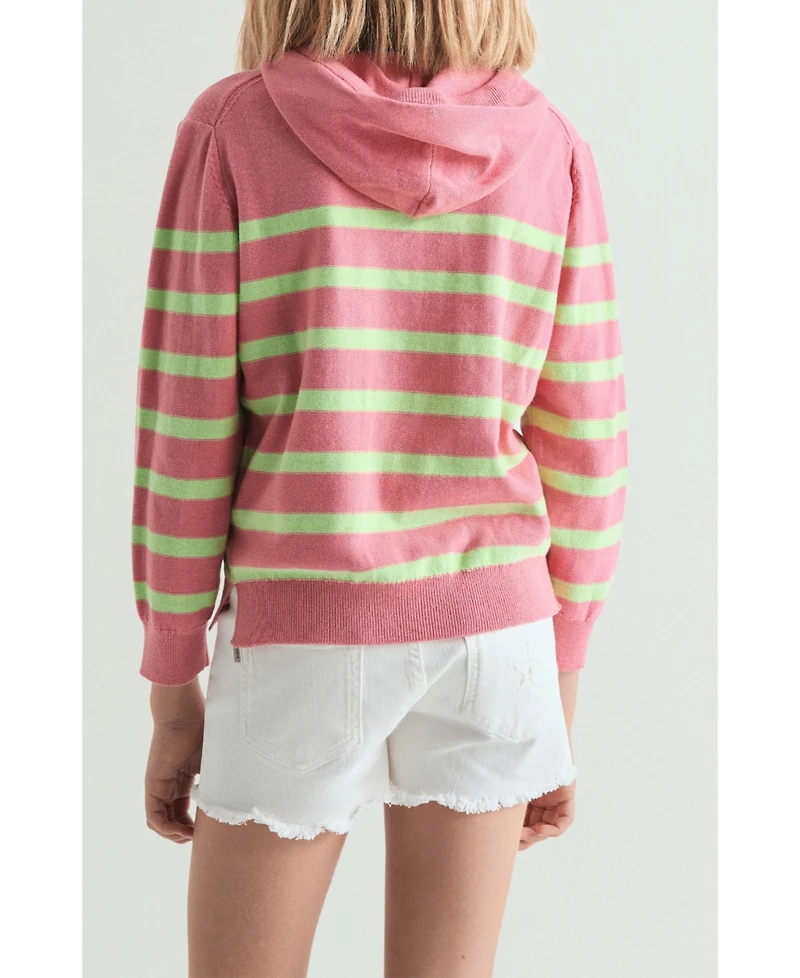 Scalpers Big Girls Striped tricot hoodie