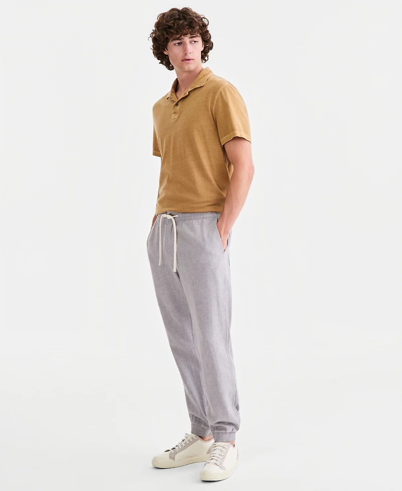 Sun + Stone Men's Devin Linen-Blend Jogger Pants, Macy's Exclusive
