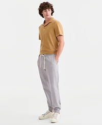 Sun + Stone Men's Devin Linen-Blend Jogger Pants, Macy's Exclusive