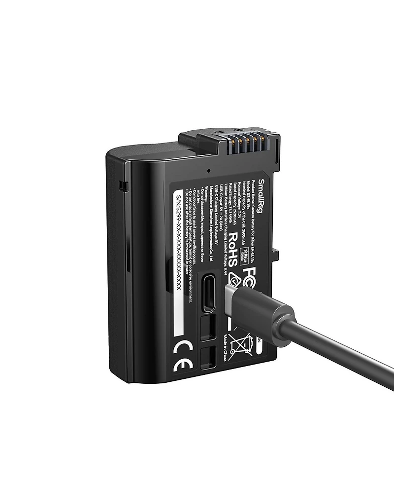 SmallRig 18.144Wh 7.2V 2520mAh Usb-c Rechargeable Camera Battery with Power Display for Nikon En-EL15c