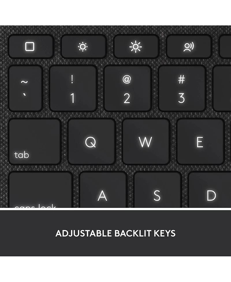 Logitech Combo Touch Backlit Keyboard Case with Trackpad for Apple iPad 10.9" 10th Gen and A16, Oxford Gray