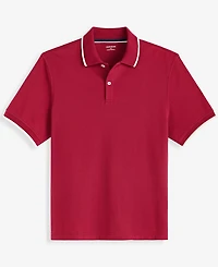 Club Room Men's Regular-Fit Tipped Performance Polo Shirt, Created for Macy's