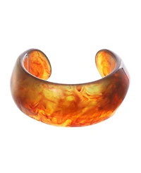 Adornia Chunky Brown Cuff Bracelet