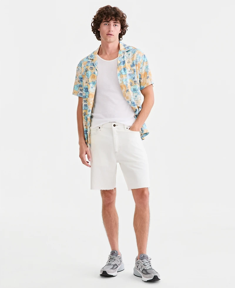 Sun + Stone Men's Anthony Relaxed-Fit Denim Shorts, Macy's Exclusive