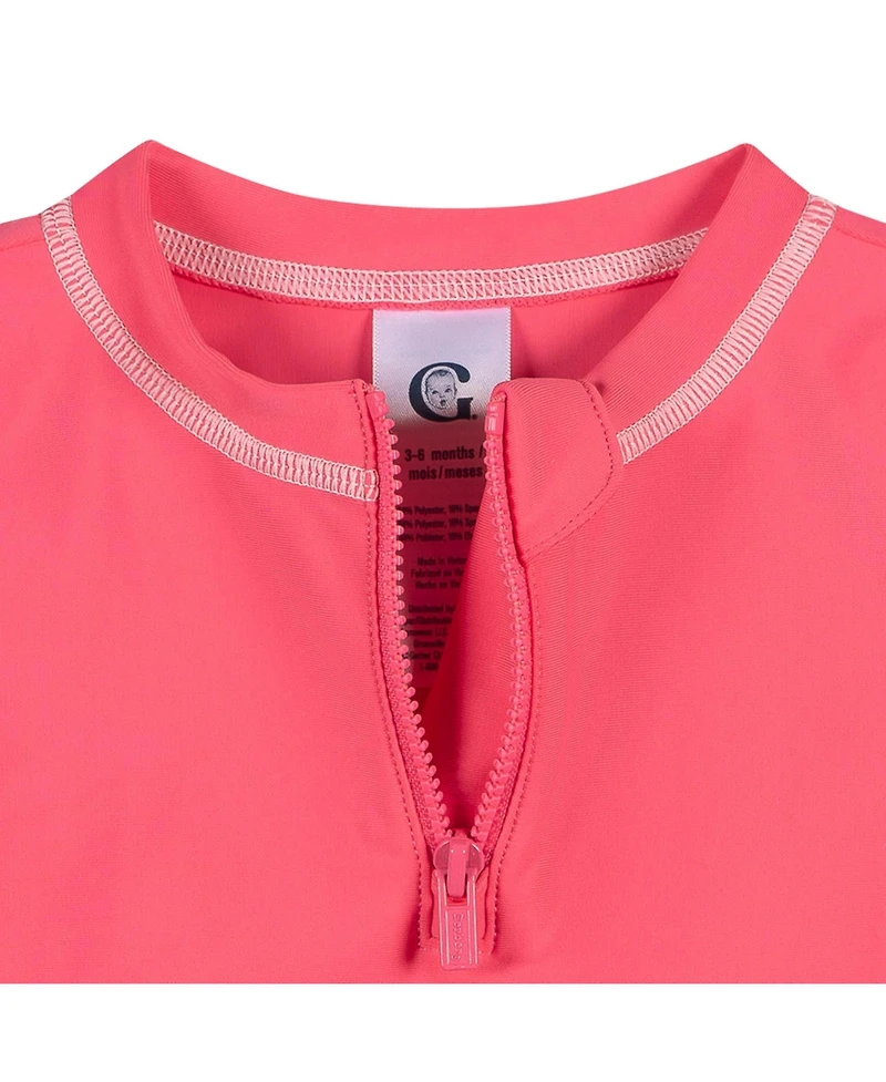 Gerber Baby Rashguard Top, Pink