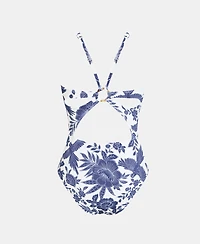 Cupshe Women's Classic One-Piece Swimsuit with Back O-Ring Detail