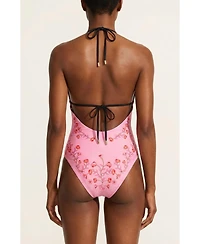 Jessie Zhao New York Women's Wild Garden Reversible One Piece Swimsuit