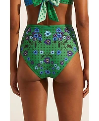 Jessie Zhao New York Women's Polka Bloom Reversible Bikini Bottom