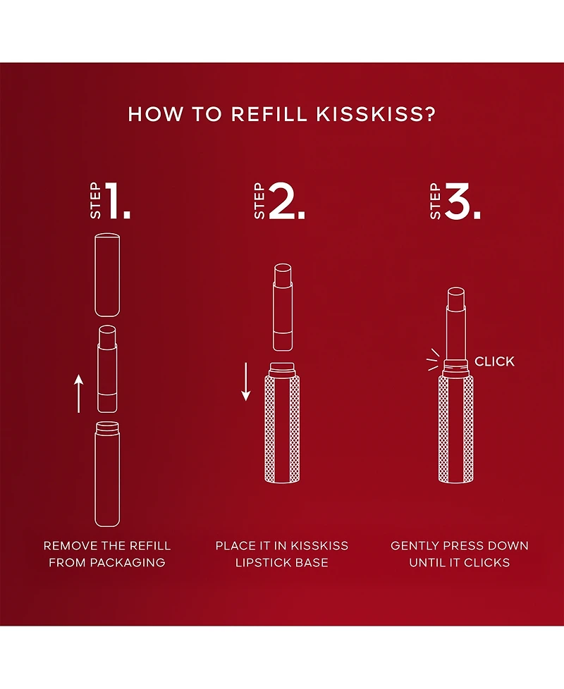 Guerlain KissKiss Honey-Infused Lipstick Refill