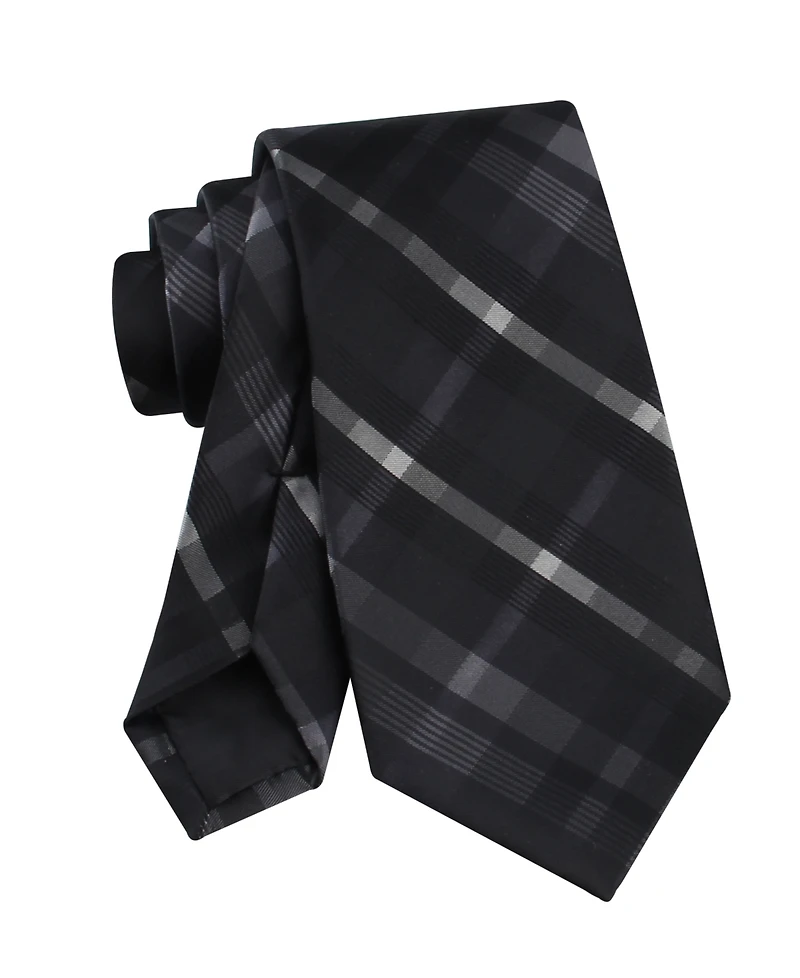 Calvin Klein Men's Drogo Plaid Pattern Tie