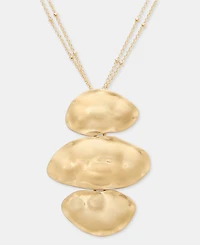 Style & Co Triple Pendant Necklace, 36" + 3" extender, Macy's Exclusive