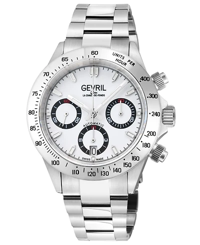 Gevril Men's New Amsterdam Swiss Automatic Bracelet Watch