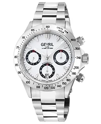Gevril Men's New Amsterdam Swiss Automatic Bracelet Watch