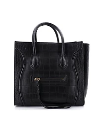 Pre-Owned Celine Medium Phantom Bag Embossed Leather