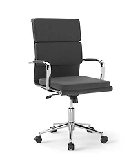 Slickblue Ergonomic Desk Chair Rocking Backrest Adjustable Seat