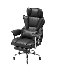 Sugift Executive Office Chair, 400lb Capacity, Ergonomic Reclining Chair with Footrest