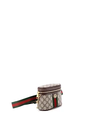 Pre-Owned Gucci Small Ophidia Chain Belt Bag Gg Coated Canvas
