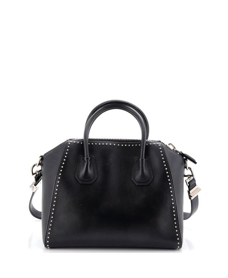 Pre-Owned Givenchy Small Antigona Bag Studded Leather
