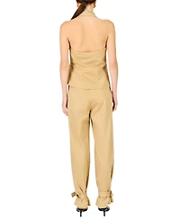 Line & Dot Women's Wide-Leg Mid-Rise Pants