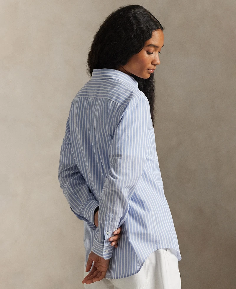 Polo Ralph Lauren Women's Striped Long-Sleeve Button-Front Shirt