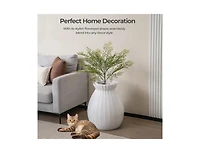 Zeus and Ruta Smart Cat Litter Box with Electronic Odor Removal and Sterilization for Indoor Cats