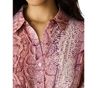 Steve Madden Women's Tori Collared Short-Sleeve Dress