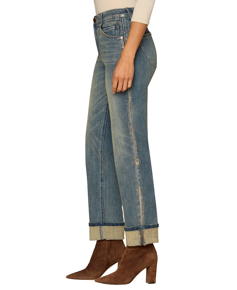 Democracy Petite High Rise Boyfriend Jeans