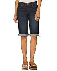 Democracy Petite "Ab" Solution Mid-Rise Bermuda Shorts