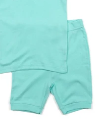 Leveret Kids Matching Family Two Piece Cotton Short Sleeve Shirt and Shorts Pajamas