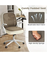 Gouun Ergonomic Mesh Desk Chair with Lumbar Support and Flip-Up Arms