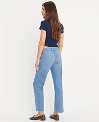 Good American Women's Weightless Mid-Rise Boyfriend Jeans