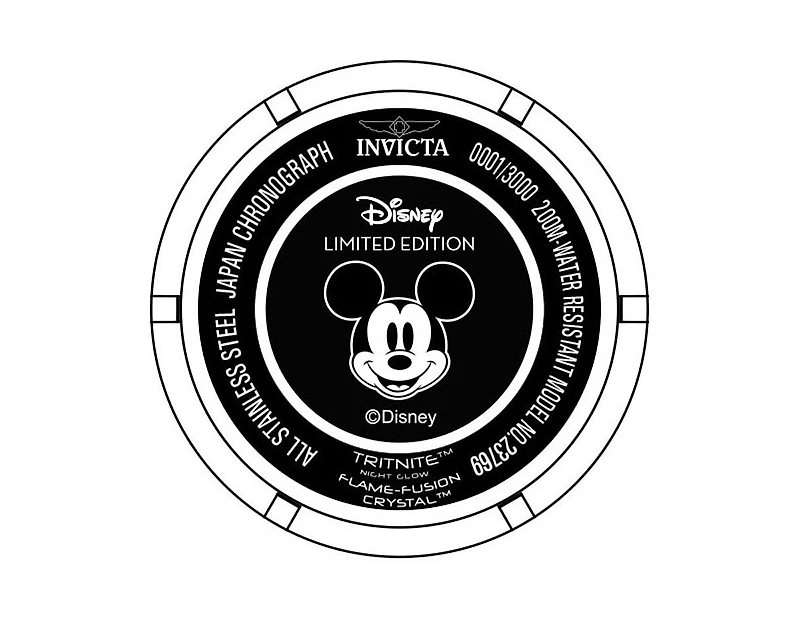 Invicta Men's 23769 Disney Limited Edition Mickey Mouse Quartz Chronograph Dial Watch