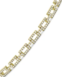 Diamond Square Link Bracelet (2 ct. t.w.) in 14k Gold or 14k White Gold