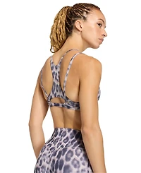 adidas Women's Optime Leopard Strappy Light Support Bra