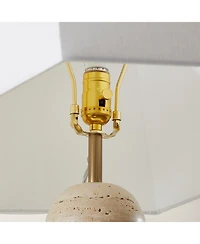 Z Gallerie Alviso Travertine Table Lamp