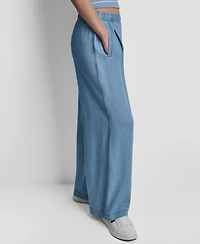Dkny Jeans Women's High-Rise Wide-Leg Pants