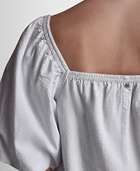 Dkny Jeans Women's Square Neck Mini Dress