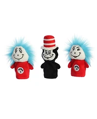 Aurora Mini Finger Puppet Set Dr. Seuss Whimsical Plush Toy 3"