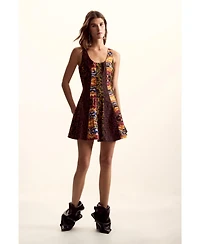 Desigual Women's Strappy dress designed by Mr. Christian Lacroix
