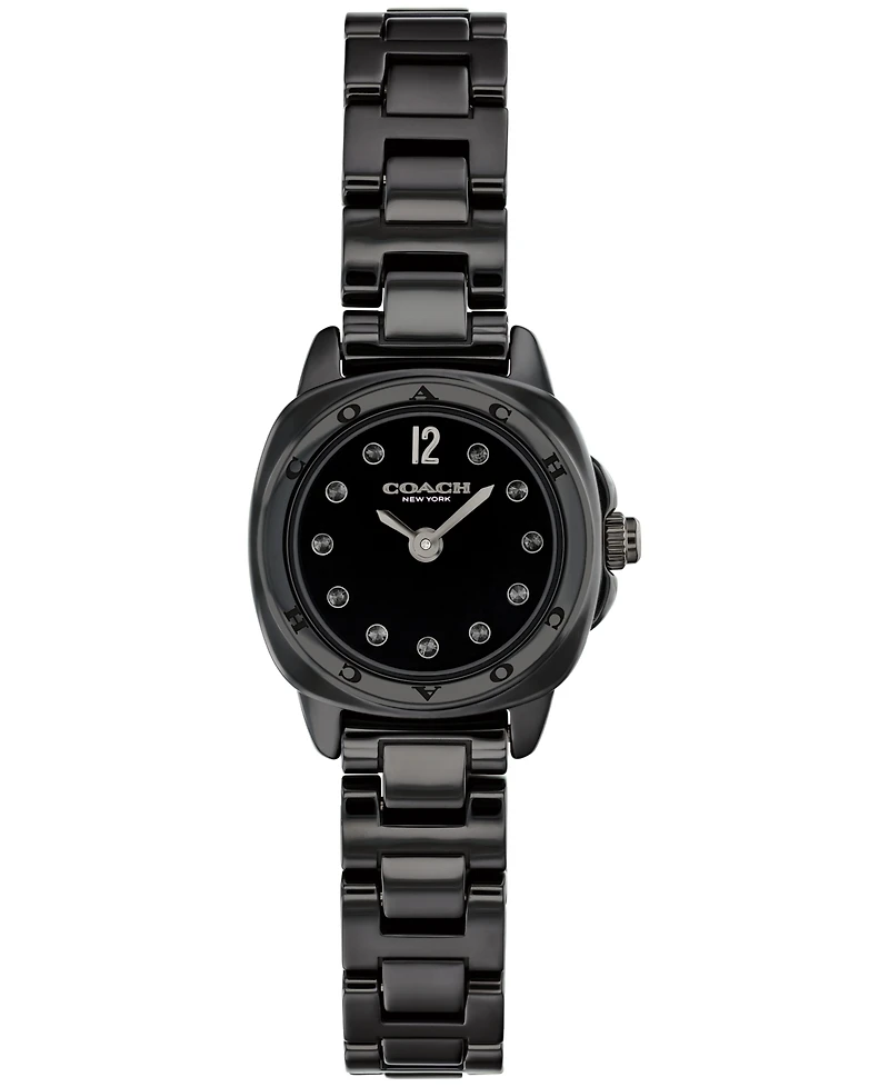 Coach Women's Kitt Black Ceramic Bracelet Watch, 21mm
