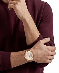 Coach Men's Jackson Saddle Leather Strap Watch, 41.5mm