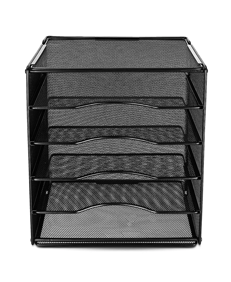 Gnuadz Mesh Desk Organizer File Holder Paper Sorter 5 Slots