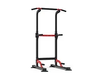 Zenova Pull Up Dip Station For Home Gym Strength Training Height Adjustable Free Standing